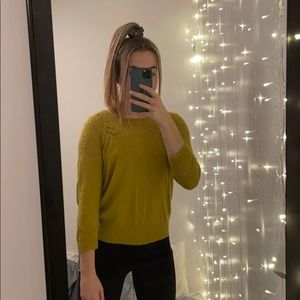 Green Soft Knit Sweater